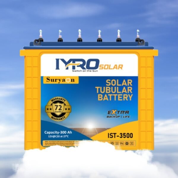 Iyrosolar Solar Tabular Batteries